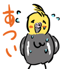 Cockatiel Facial expression sticker #9090300