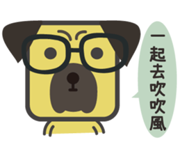 Gentleman talk is from everywhere sticker #9090603