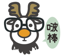 Gentleman talk is from everywhere sticker #9090623