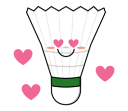 I love badminton! 3 sticker #9090984