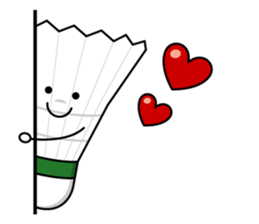 I love badminton! 3 sticker #9090995