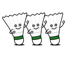 I love badminton! 3 sticker #9090999