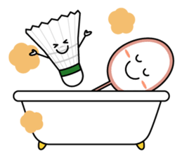 I love badminton! 3 sticker #9091001