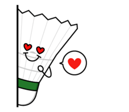 I love badminton! 3 sticker #9091004