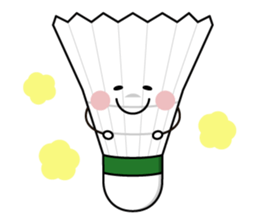 I love badminton! 3 sticker #9091005
