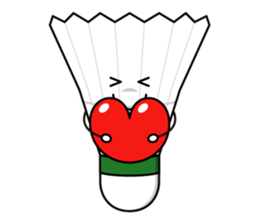 I love badminton! 3 sticker #9091012