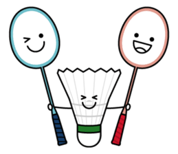 I love badminton! 3 sticker #9091023