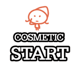 The sticker sent abruptly Female ver. sticker #9091257