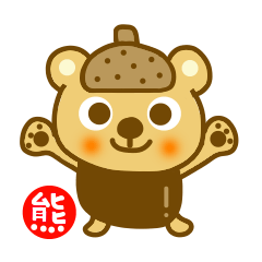 Acorn cap bear