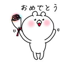 The smile of bear 3 sticker #9091373