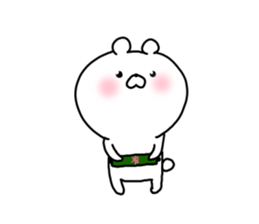 The smile of bear 3 sticker #9091376