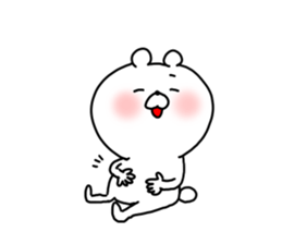 The smile of bear 3 sticker #9091381