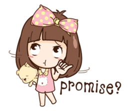 Milin sweet girl (EN) sticker #9091440