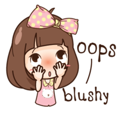 Milin sweet girl (EN) sticker #9091443