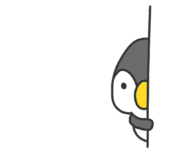 Daily life of the penguin. sticker #9091625