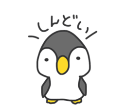 Daily life of the penguin. sticker #9091628