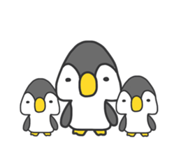 Daily life of the penguin. sticker #9091636