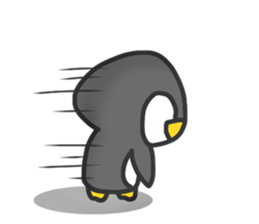 Daily life of the penguin. sticker #9091638