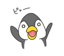 Daily life of the penguin. sticker #9091640