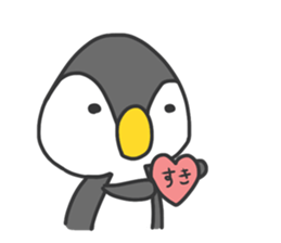 Daily life of the penguin. sticker #9091641