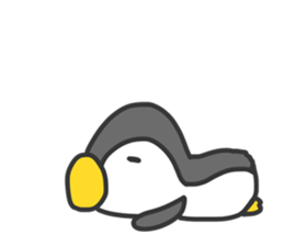 Daily life of the penguin. sticker #9091661