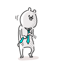 He is like an office worker. 2 sticker #9091665