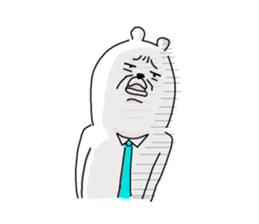 He is like an office worker. 2 sticker #9091669