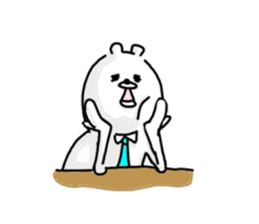 He is like an office worker. 2 sticker #9091679