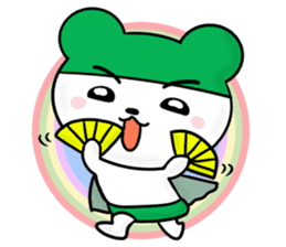 Iridescent squadron bear ranger.new year sticker #9091759