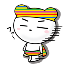 Iridescent squadron bear ranger.new year sticker #9091762