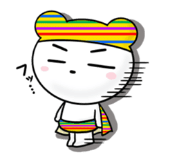 Iridescent squadron bear ranger.new year sticker #9091762