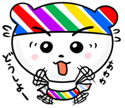 Iridescent squadron bear ranger.new year sticker #9091779