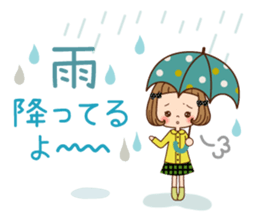 The vintage sticker of the girl. sticker #9091818