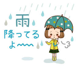 The vintage sticker of the girl. sticker #9091818