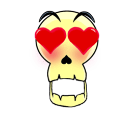Skully The Funky Skull sticker #9092028
