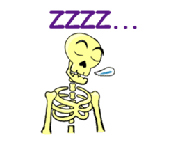 Skully The Funky Skull sticker #9092046