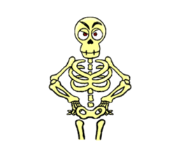 Skully The Funky Skull sticker #9092049