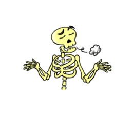 Skully The Funky Skull sticker #9092054