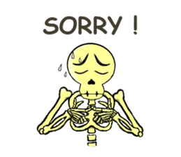 Skully The Funky Skull sticker #9092055