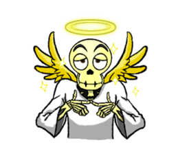 Skully The Funky Skull sticker #9092059