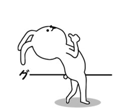 Surreal rabbit 2 sticker #9092867