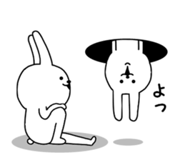 Surreal rabbit 2 sticker #9092875