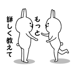 Surreal rabbit 2 sticker #9092877