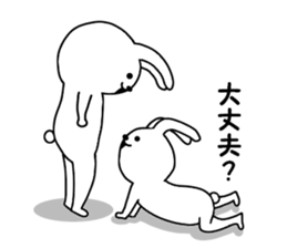 Surreal rabbit 2 sticker #9092879