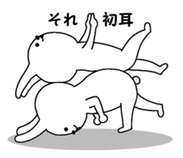 Surreal rabbit 2 sticker #9092883