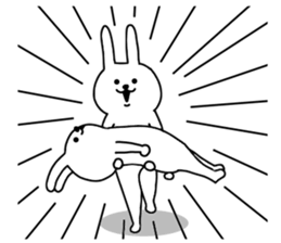 Surreal rabbit 2 sticker #9092887