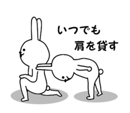 Surreal rabbit 2 sticker #9092888