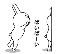 Surreal rabbit 2 sticker #9092903