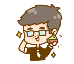 Family chatting (EN version) sticker #9093354