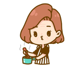 Family chatting (EN version) sticker #9093361